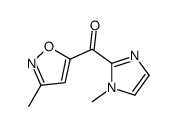 (1-methylimidazol-2-yl)-(3-methyl-1,2-oxazol-5-yl)methanone结构式