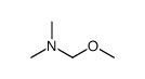 (Dimethylamino)methyl Methyl Ether结构式