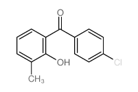 (4-chlorophenyl)-(2-hydroxy-3-methyl-phenyl)methanone Structure