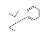 (1-tert-butylcyclopropyl)benzene结构式