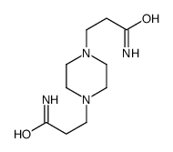 3-[4-(3-amino-3-oxopropyl)piperazin-1-yl]propanamide Structure
