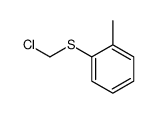 1-(chloromethylsulfanyl)-2-methylbenzene结构式