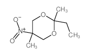 1,3-Dioxane,2-ethyl-2,5-dimethyl-5-nitro-结构式