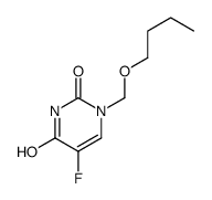 1-(butoxymethyl)-5-fluoropyrimidine-2,4-dione Structure