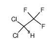 2,2-dichloro-1,1,1-trifluoroethane-d1 Structure