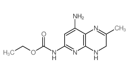 Carbamic acid,(8-amino-3,4-dihydro-2-methylpyrido[2,3-b]pyrazin-6-yl)-, ethyl ester (9CI) Structure