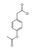 4-(acetyloxy)-Benzeneacetyl chloride结构式