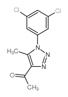 1-[1-(3,5-二氯苯基)-5-甲基-1H-1,2,3-噻唑-4-基]-1-乙酮结构式