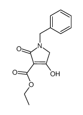 ethyl 1-benzyl-4-hydroxy-3-pyrrolin-2-one-3-carboxylate Structure