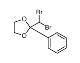 2-(dibromomethyl)-2-phenyl-1,3-dioxolane结构式
