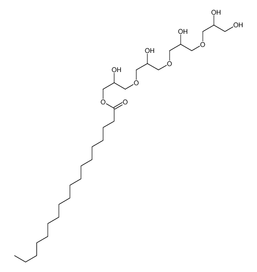 聚甘油-4 硬脂酸酯结构式