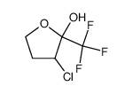 3-chloro-1,1,1-trifluoro-5-hydroxy-pentan-2-one Structure