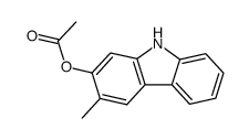 2-Acetoxy-3-methylcarbazol Structure