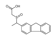 (1-(2-Fluorenyl)-aethylsulfinyl)essigsaeure [German]结构式