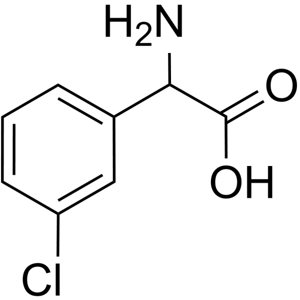 间氯苯甘氨酸结构式