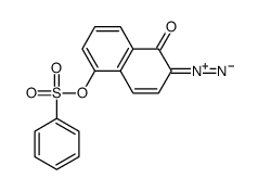 5-(benzenesulfonyloxy)-2-diazonionaphthalen-1-olate结构式