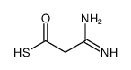 3-amino-3-iminopropanethioic S-acid Structure