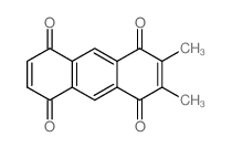 1,4,5,8-Anthracenetetrone,2,3-dimethyl- Structure