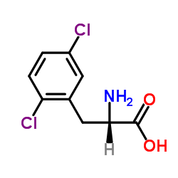 L-2,5-二氯苯丙氨酸结构式