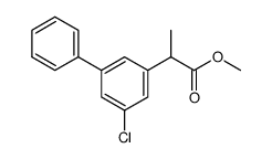 methyl 2-(5-chloro-[1,1'-biphenyl]-3-yl)propanoate Structure