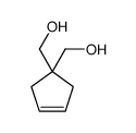 环戊-3-烯-1,1-二基二甲醇结构式