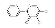 4,5-二氯-2-(2-吡啶基)哒嗪-3-酮结构式
