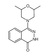 4-(2,6-dimethylmorpholino)-1(2H)-phthalazinone结构式