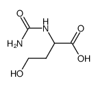 D-Homoserine, N-(aminocarbonyl)- (9CI) structure