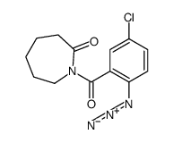 1-(2-azido-5-chlorobenzoyl)azepan-2-one结构式