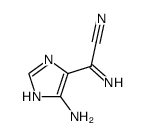 5-amino-4-(cyanoformimidoyl)-1H-imidazole结构式