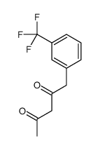 1-[3-(trifluoromethyl)phenyl]pentane-2,4-dione结构式