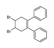 (4,5-dibromo-2-phenylcyclohexen-1-yl)benzene结构式