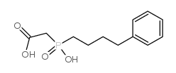 4-苯丁基2-羧乙基次膦酸(福辛普利杂质A)结构式