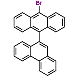 9-溴-10-(9-菲基)蒽结构式
