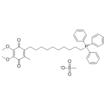 Mitoquinone甲磺酸盐结构式
