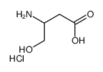 3-amino-4-hydroxybutanoic acid,hydrochloride Structure