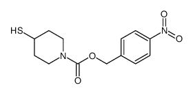 (4-nitrophenyl)methyl 4-sulfanylpiperidine-1-carboxylate Structure