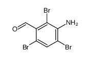 3-amino-2,4,6-tribromo-benzaldehyde Structure