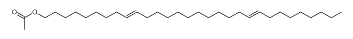 triaconta-9,21-dien-1-yl acetate结构式