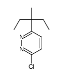 3-chloro-6-(3-methylpentan-3-yl)pyridazine Structure
