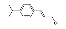 3-chloro-1-(4-isopropyl-phenyl)-propene结构式