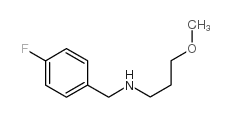 N-[(4-fluorophenyl)methyl]-3-methoxypropan-1-amine Structure
