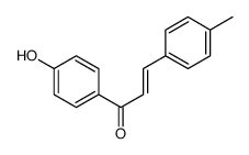 1-(4-hydroxyphenyl)-3-(4-methylphenyl)prop-2-en-1-one结构式