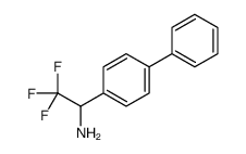 2,2,2-trifluoro-1-(4-phenylphenyl)ethanamine结构式