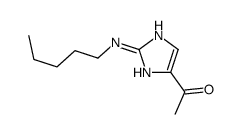 1-[2-(pentylamino)-1H-imidazol-5-yl]ethanone Structure
