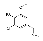 3-氯-4-羟基-5-甲氧基苄胺结构式