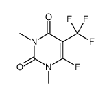6-fluoro-1,3-dimethyl-5-(trifluoromethyl)pyrimidine-2,4-dione Structure