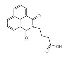 4-(N-(1,8-萘酰亚胺))-N-丁酸结构式