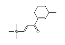1-(3-methylcyclohexen-1-yl)-3-trimethylsilylprop-2-en-1-one结构式