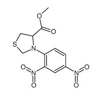 methyl 3-(2,4-dinitrophenyl)-1,3-thiazolidine-4-carboxylate Structure